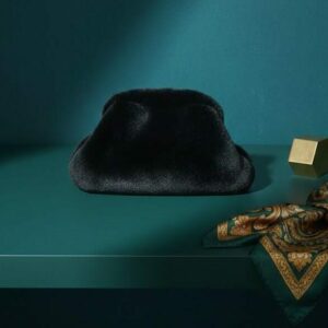 Sac à main fait à la main, couleur noir Tunisie