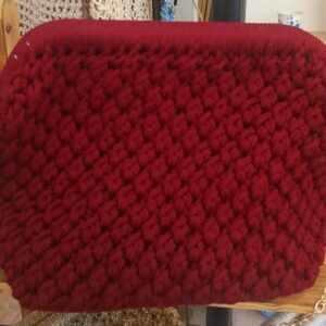 Pochette crochet rouge Bordeau Tunisie