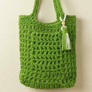 TOTE BAG VERT Tunisie