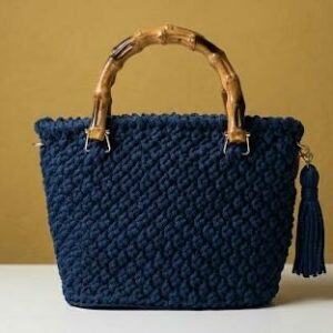sac crochet bleu Tunisie