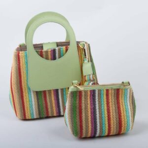 Bag Handmade Aya vert pistache Tunisie