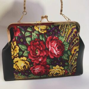 Bag Black floral Handmade Tunisie