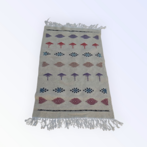 Tapis Berbère blanche 65x100m Tunisie