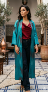 Abeya satiné Tunisie