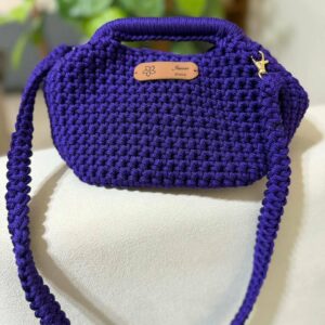 Clutch violet avec poignée intégrée Tunisie