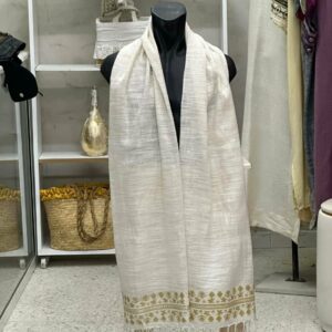 Echarpe lin beige Tunisie