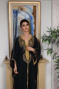 Djeba tunsia haiek lin bleu nuit fil doré 4 en Tunisie Djeba tunsia haiek lin bleu nuit fil doré Tunisie