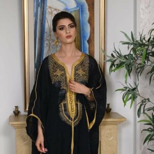 Djeba tunsia haiek lin bleu nuit fil doré Tunisie