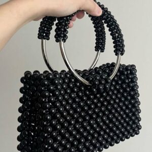 Sac en perles noires Tunisie
