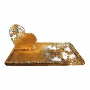 Plateau décoratif pour bagues ou petit article cadeau Tunisie