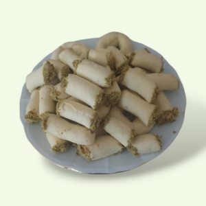 Kaak warka avec beurre nature et amande et zhar Tunisie