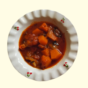 Chakchouka citrouille fait maison Tunisie