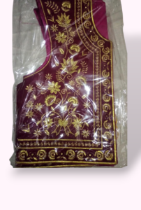 Farmla Gilet Traditionnel en Velours Bordeaux Tunisie