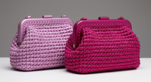 Pochette chic en crochet métallisé "Éclat Festif" Tunisie