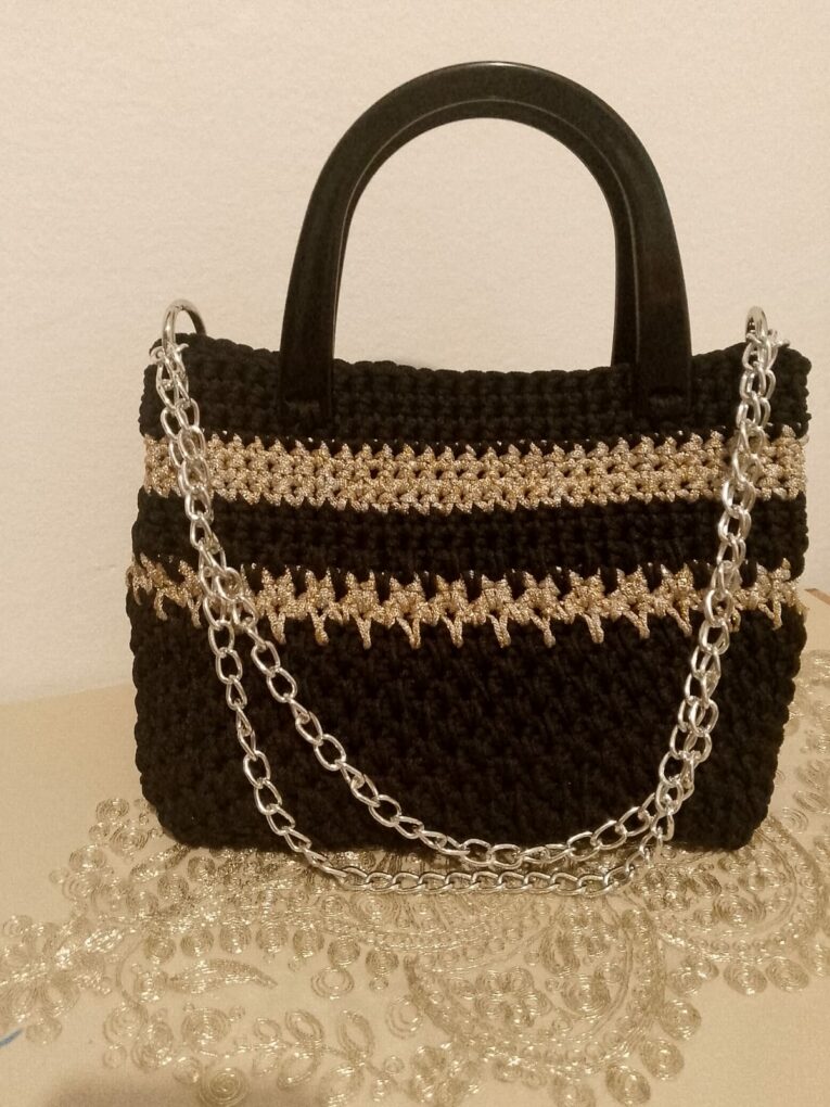 WhatsApp Image 2026-07-03 at 23.05.20 Sac cabas en fil de macramé "Contraste Baroque" Tunisie