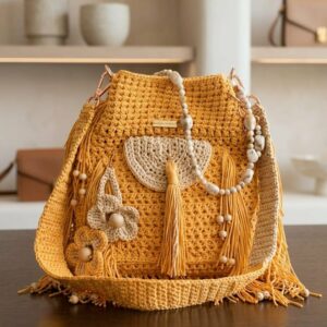 Sac jaune abricot Tunisie