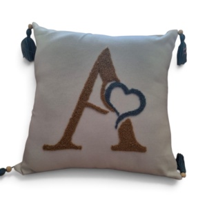 Coussin de lettre A Tunisie