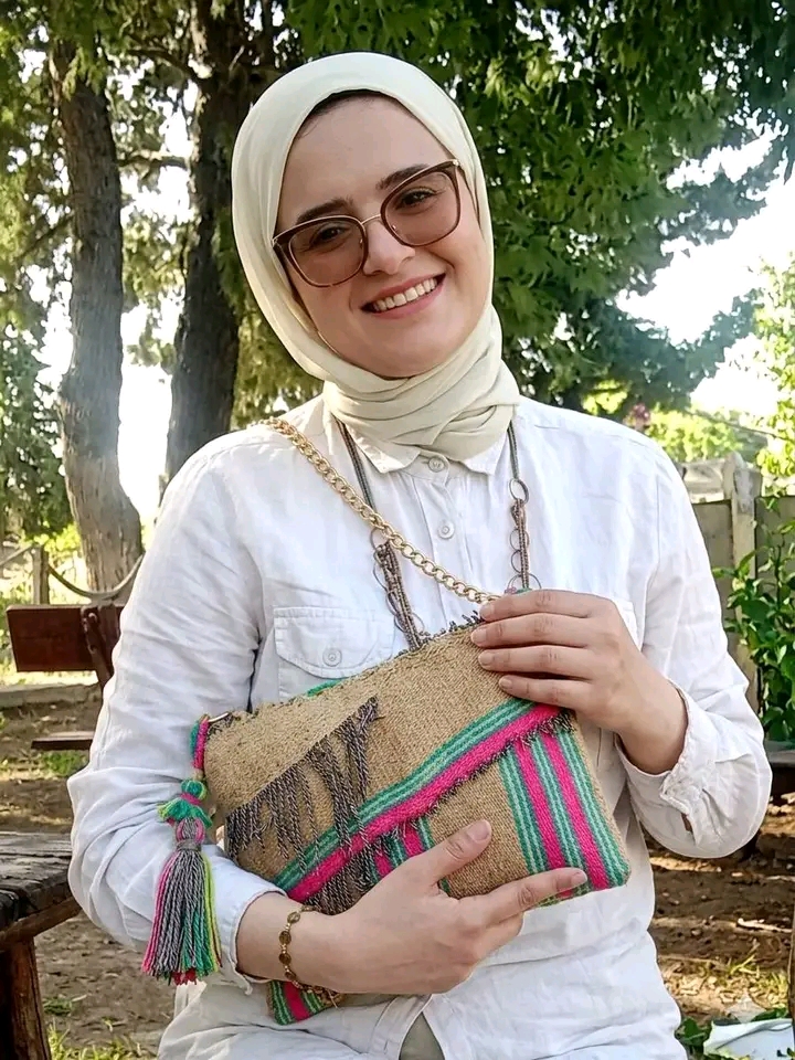 1790278372817 Sac/pochette artisanal, traditionnel réversible Tunisie