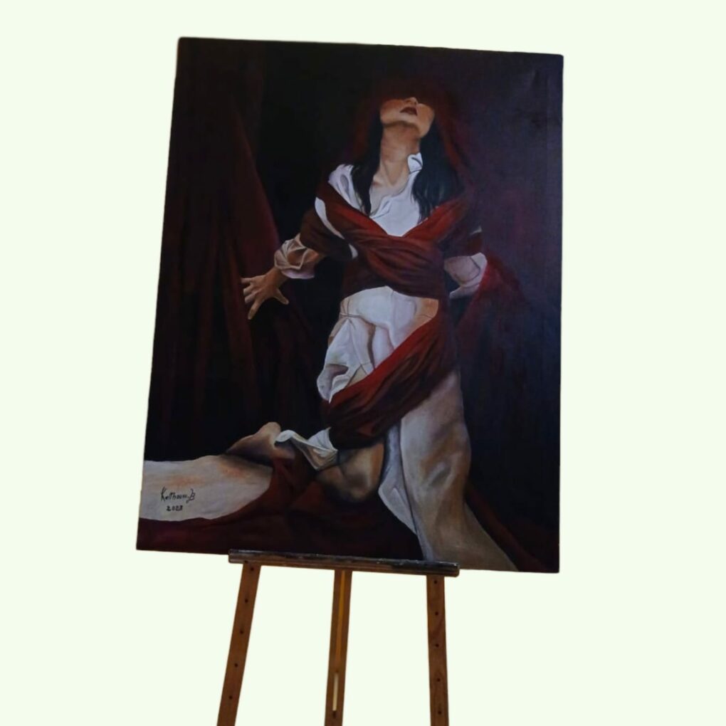 Tableau – peinture à l’huile, format 120 × 100 cm