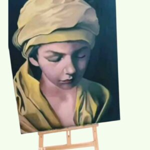 Tableau intitulé « Révélations » - peinture à l’huile 90 x 120 Tunisie